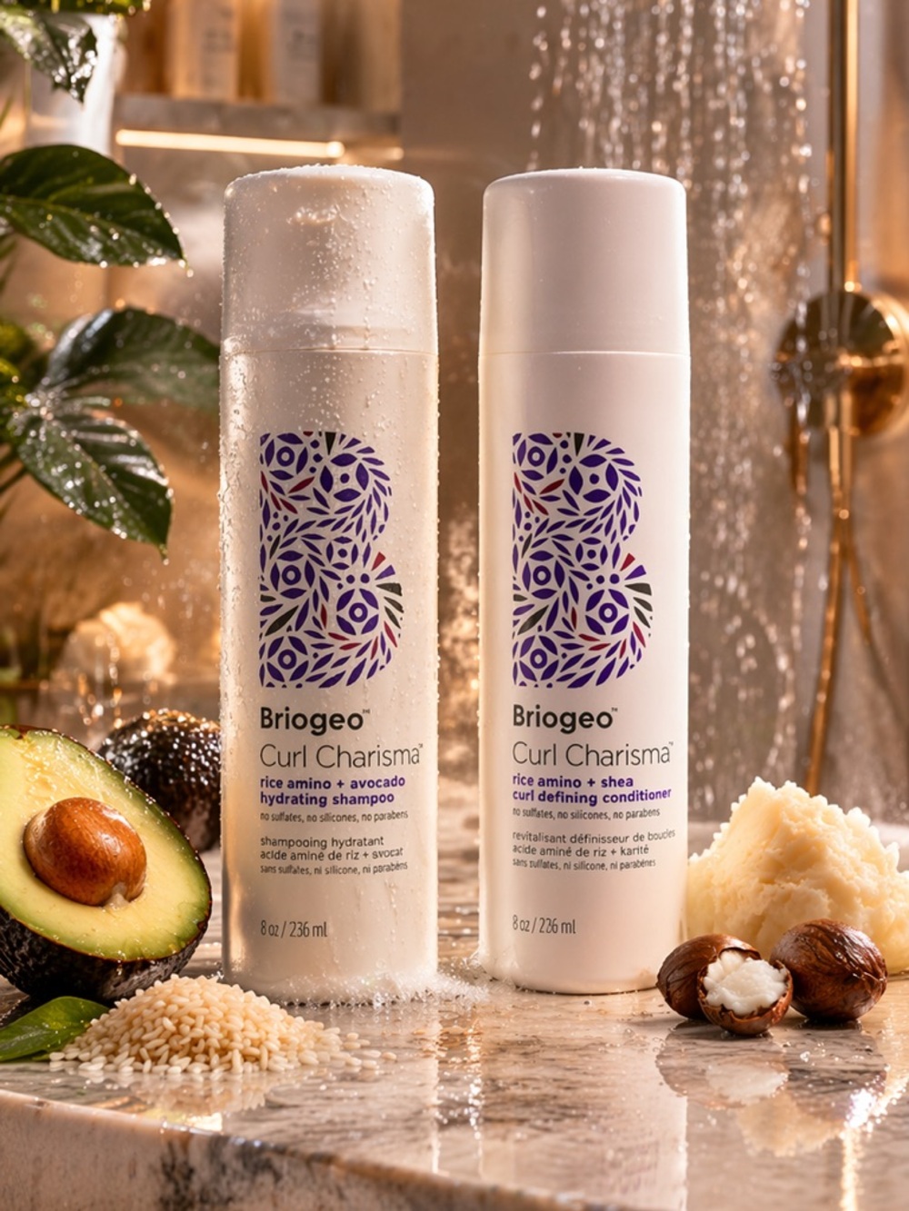 Briogeo Curl Charisma Hydrating Shampoo & Conditioner Duo - Brand New & Wrapped!